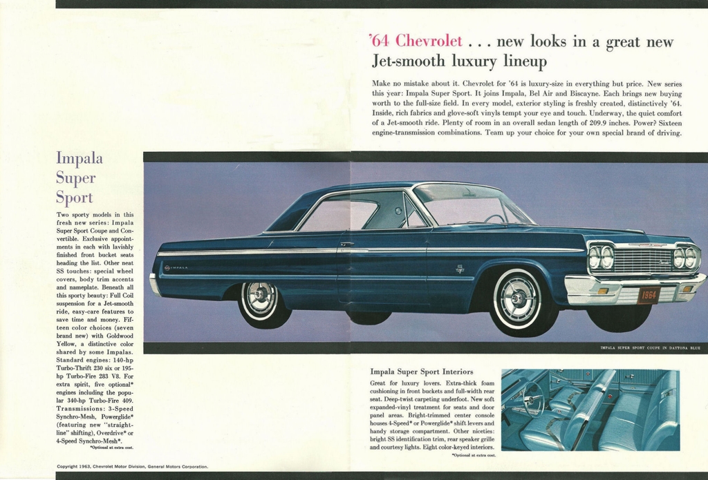 1964 Chevrolet Full-Line Brochure Page 7